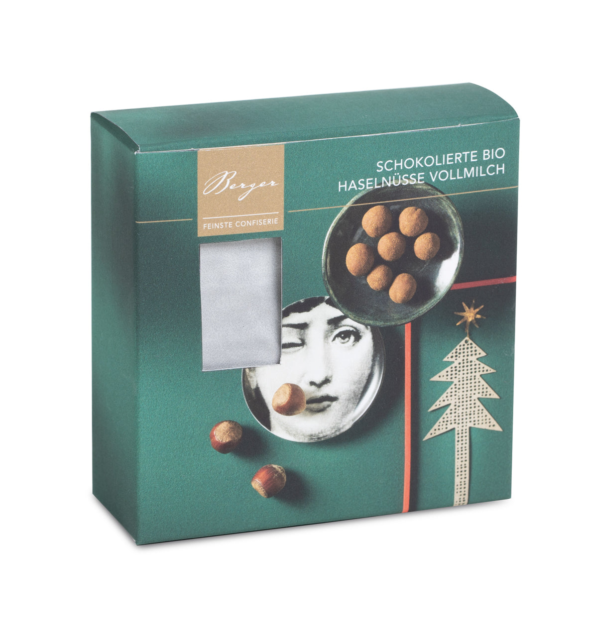 Berger Weihnachtliche Haselnüsse in Vollmilchschokolade