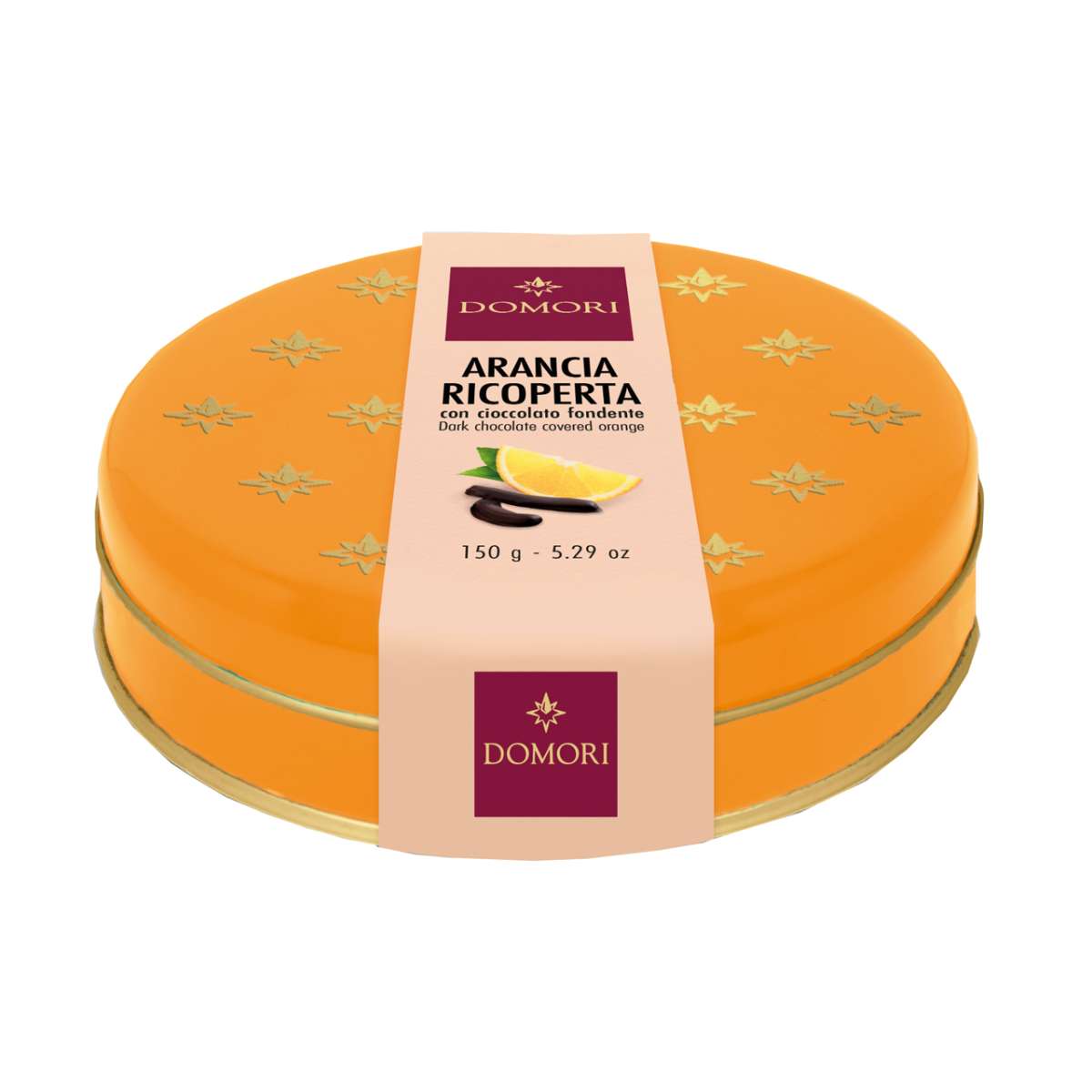 Domori Arancia ricoperta con cioccolato fondente