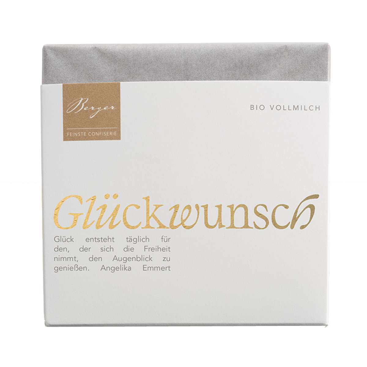 Berger Zartbitterschokolade „Herzlichen Glückwunsch“