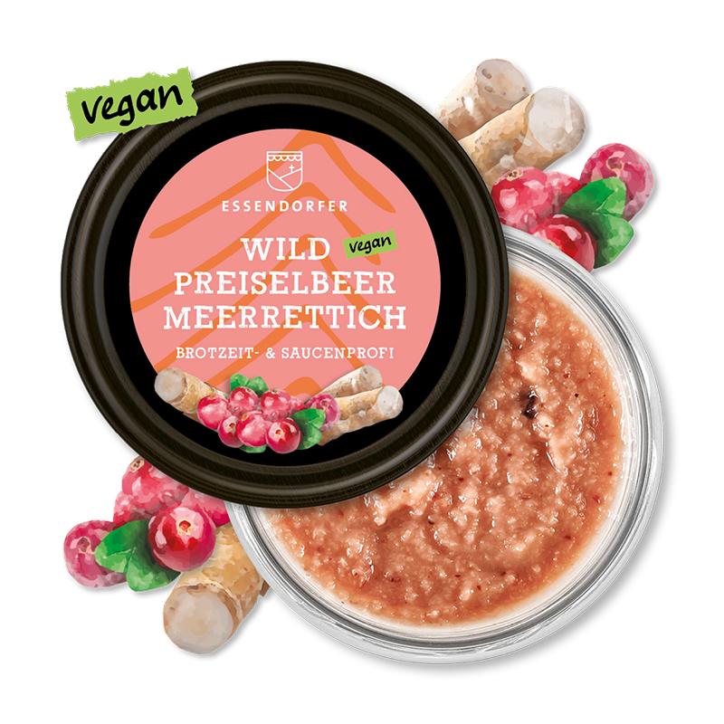 Wildpreiselbeer Meerrettich – Brotzeit- & Saucenprofi