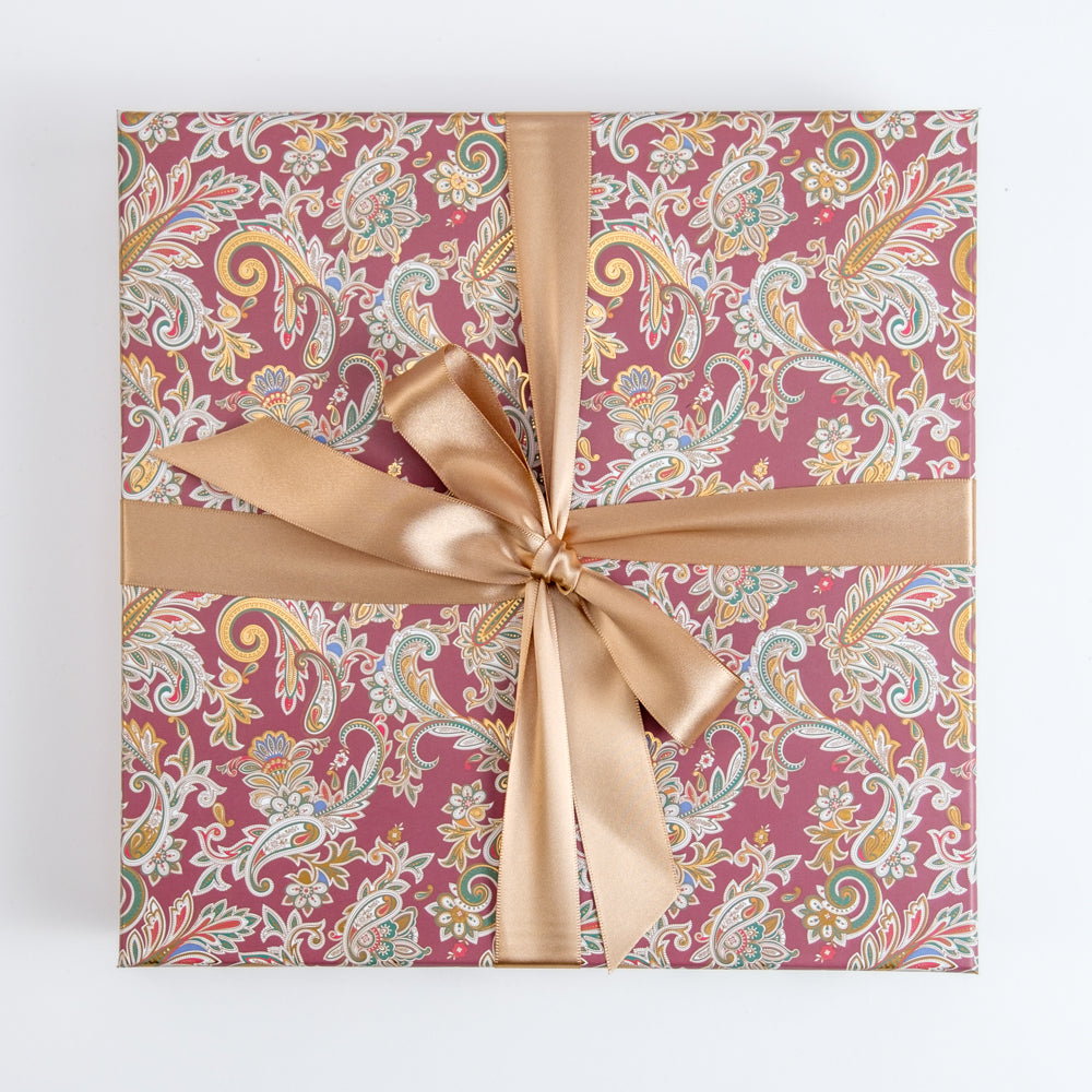 36 Pralinen | weihnachtliches Paisley | vier Farben