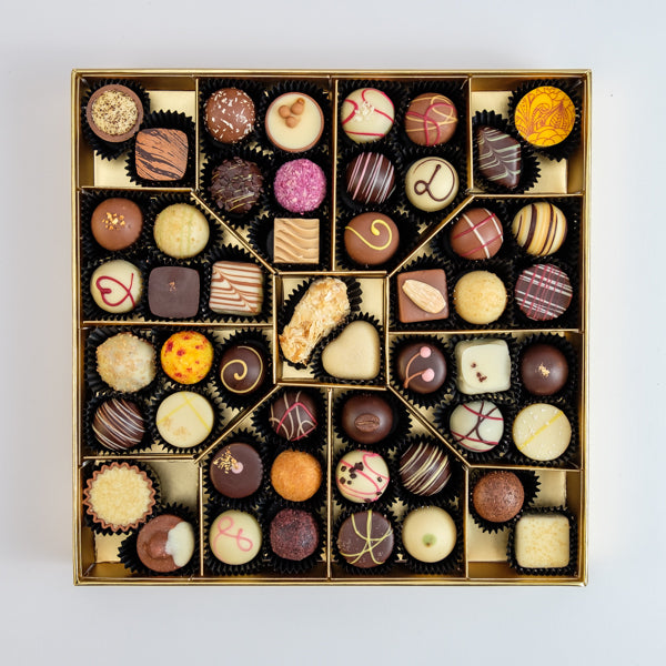 50 Pralinen | weihnachtliches PAISLEY | vier Farbvarianten
