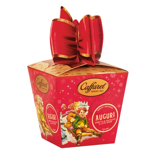 Caffarel Geschenkbox Weihnachten mit Vollmilchpralinen