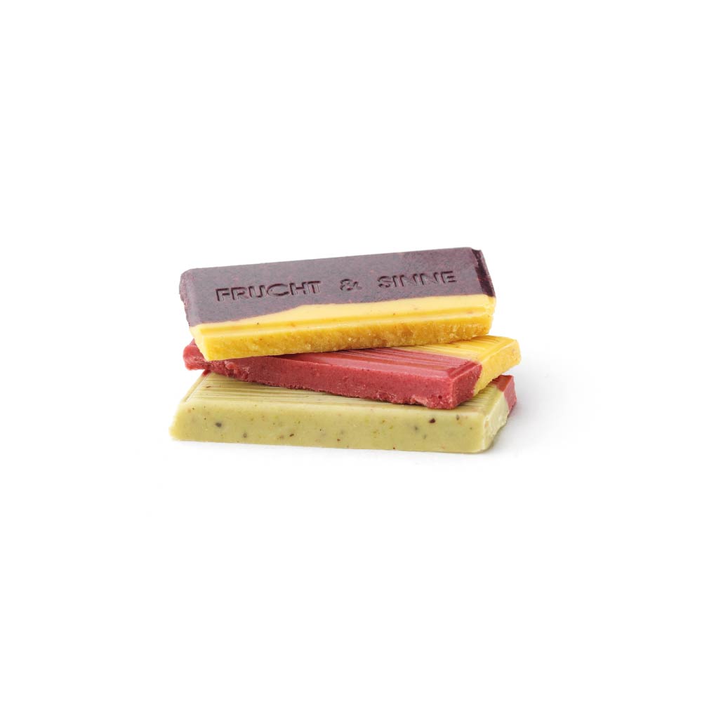 Frucht & Sinne Regenbogen-schokolade "Superheld"