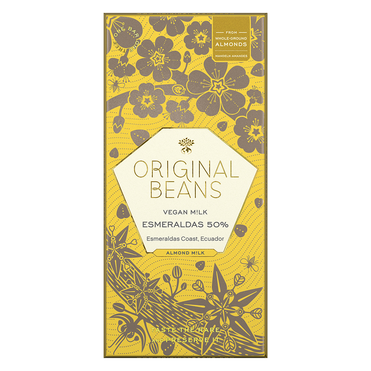 Original Beans Esmeraldas Vegan Milk 50%