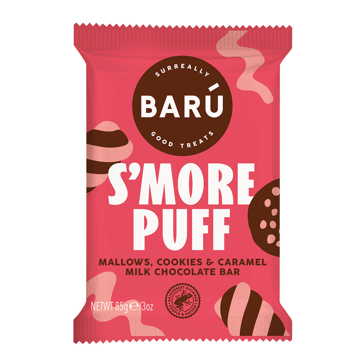 Baru Chocolate Bar Milk Mallows, Cookie & Caramel