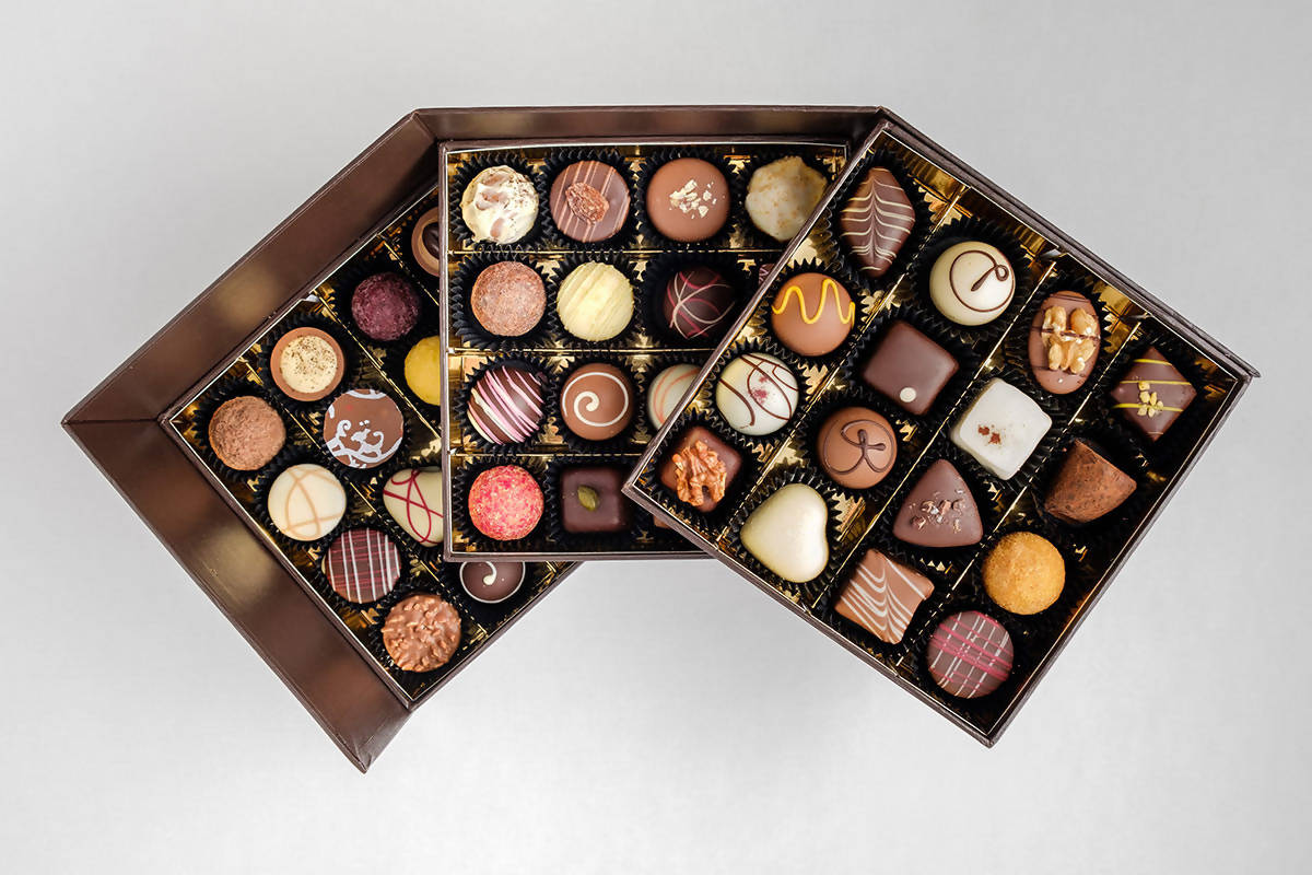 48 Pralinen | Edition FRANZ “Winter" | 3 Etagen