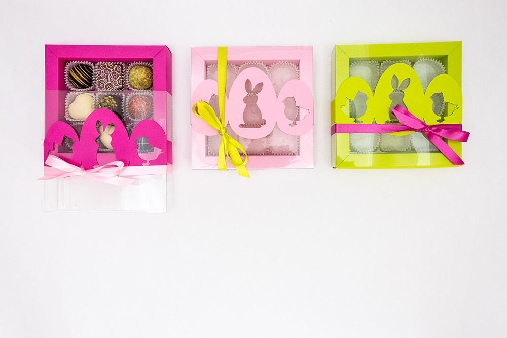 Pralinenbox "Osterhase" 9er