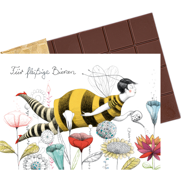 Barbara Krönner Tafelschokolade "Für fleißige Bienen"