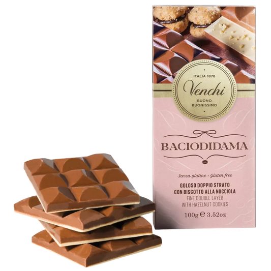 Venchi Baciodidama - Gianduiaschokolade mit Haselnusskeksen