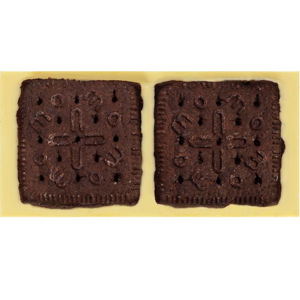 Omnom - weiße Schokolade mit Kakao-Keksen