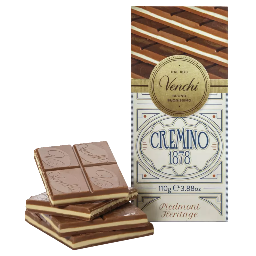 Venchi Cremino 1878 Milch-Gianduiaschokolade mit Mandelpaste