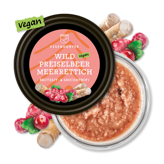 Wildpreiselbeer Meerrettich – Brotzeit- & Saucenprofi