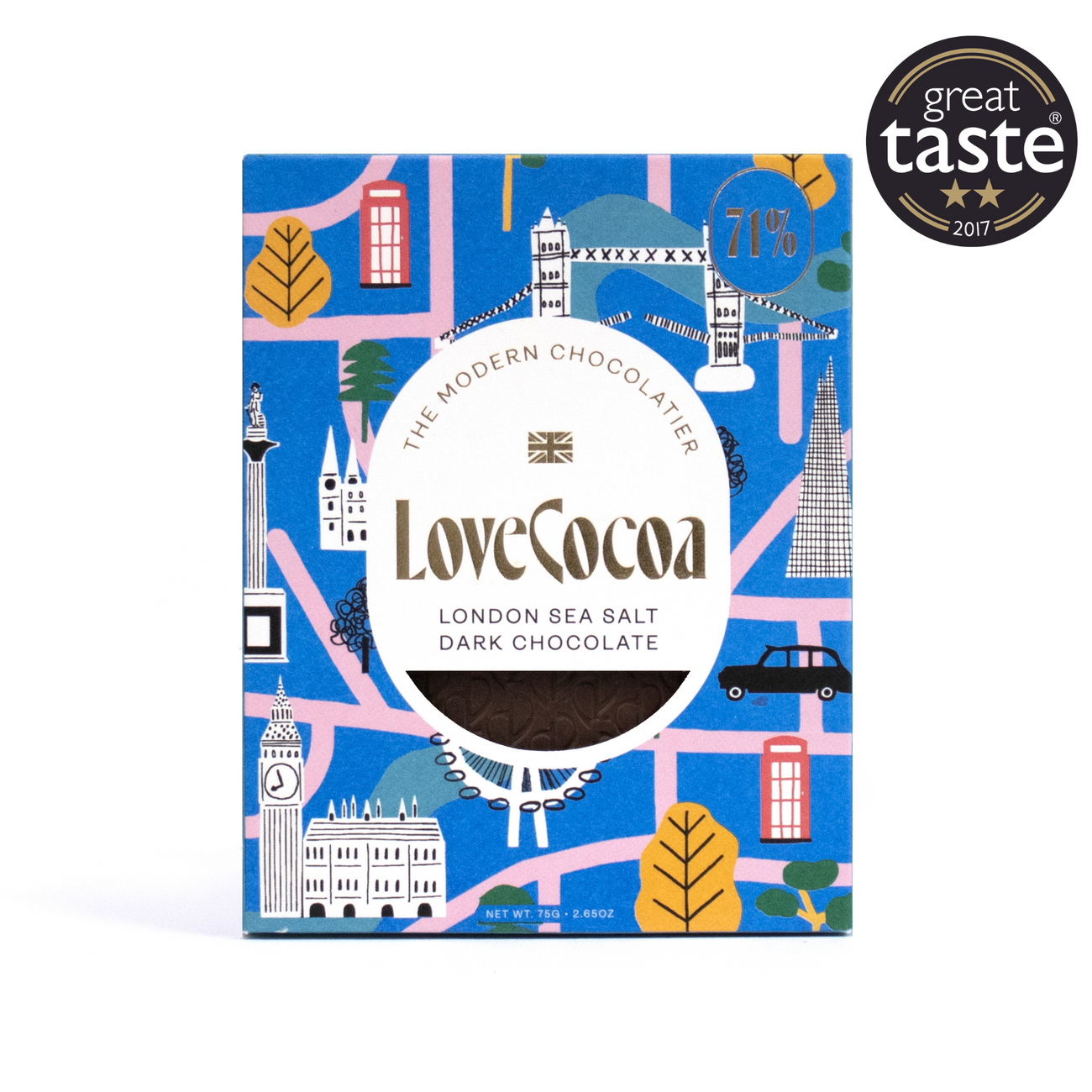 Love Cocoa Dark Chocolate Maldon Sea Salt