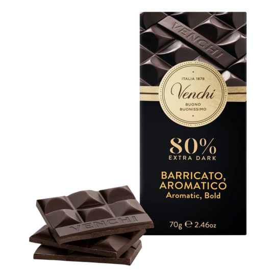 Venchi8 80% Extra dark Barricato, aromatico