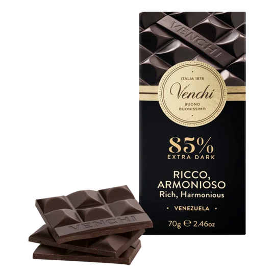 Venchi 85% Extra dark ricco, armonioso