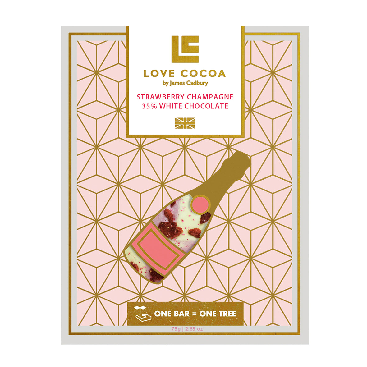 Love Cocoa White Chocolate Strawberry Champagne