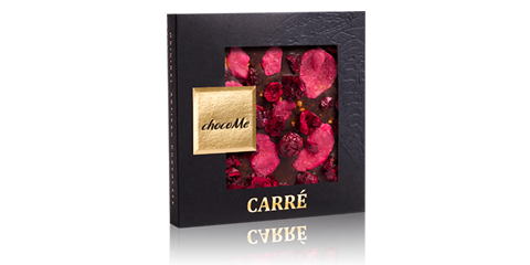 Chocome - Zartbitter Schokolade Blüten und Früchte