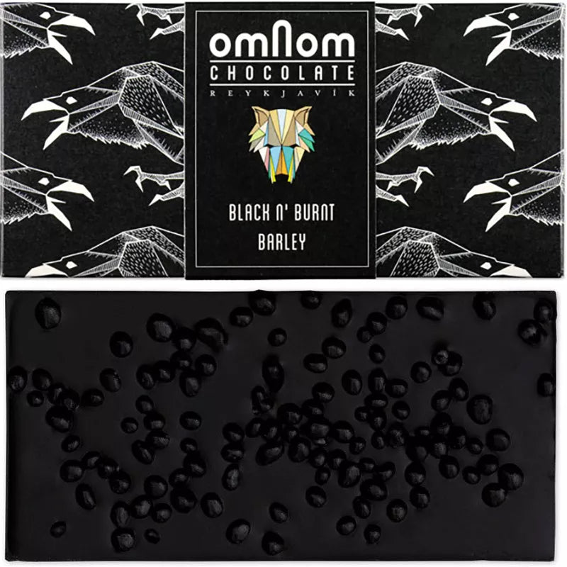 Omnom - weisse Schokolade "Black n' Burnt Barley"