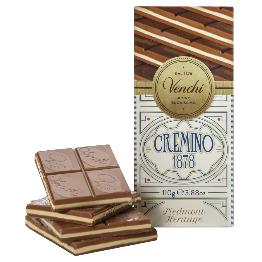 Venchi Cremino 1878  Milch-Gianduiaschokolade mit Mandelpaste