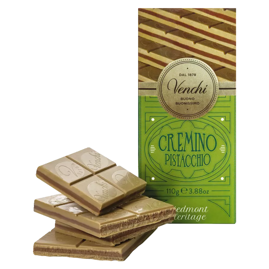 Venchi Pistacchio Cremino - Gianduia-Pistazienschokolade